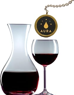 Aura Wine Enhancer Medallion – Boosts Red & White Wine Flavor and Aroma | Perfect Wine Lovers Gift & Tasting Tool