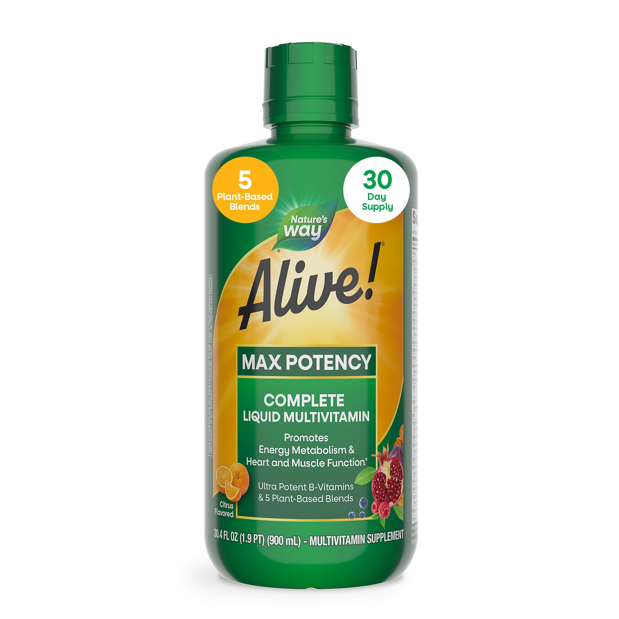 Nature's Way Alive! Max Potency Complete Liquid Multivitamin, 30.4 Fl Oz