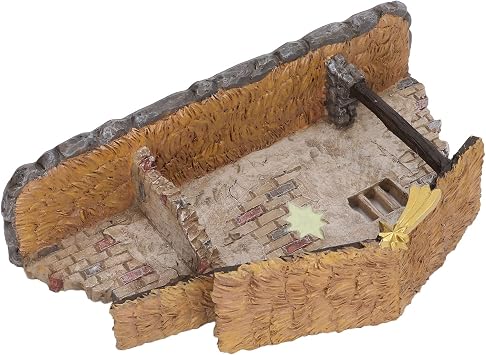 Nativity Scene, Nativity Scene Fine Vivid Details Christmas Manger Shed Statue, for Holiday Desktop Decoration Gifts for People Who Love