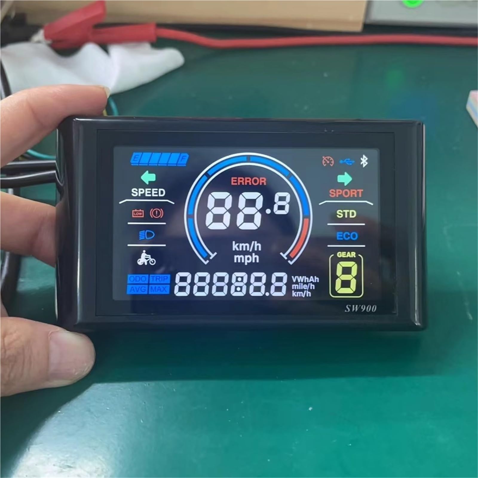 Display per Ebike, Pannello Display LCD A Colori – Schermo Tachimetro