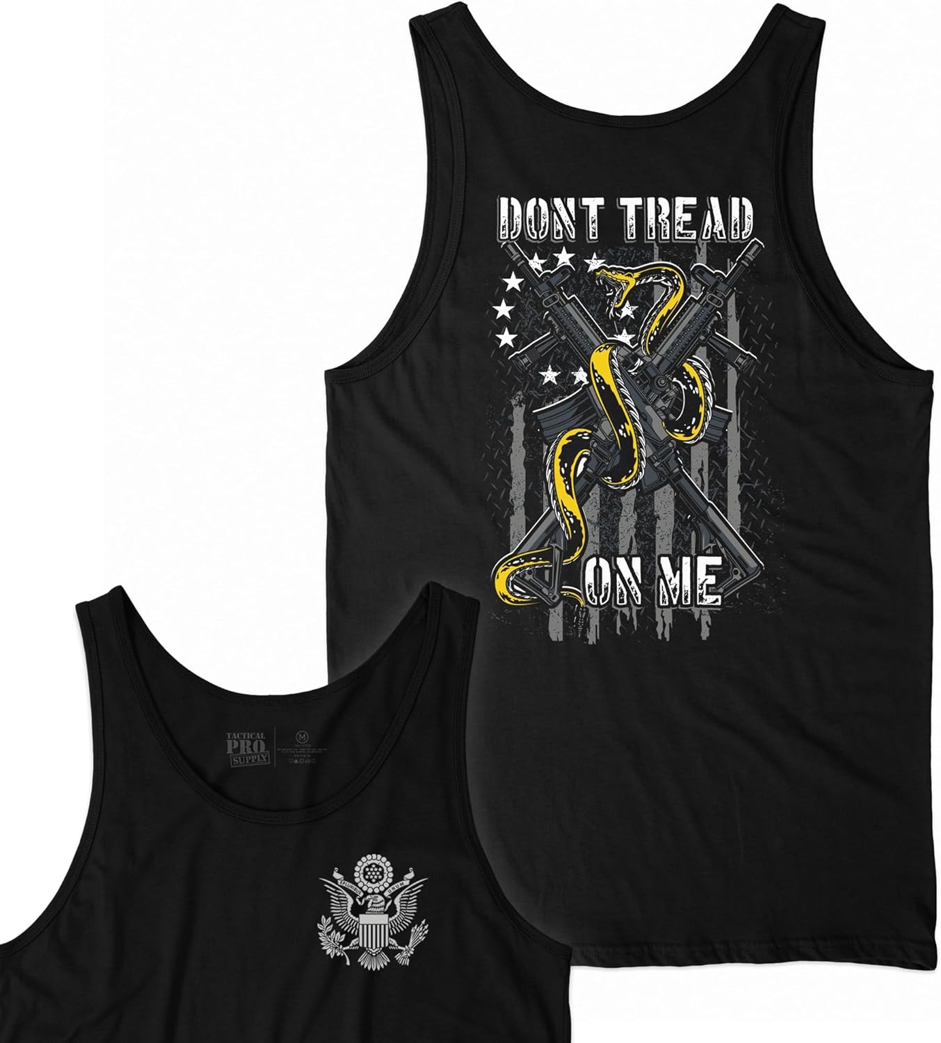 Patriotic Don't Tread on Me Flag Tank Tops