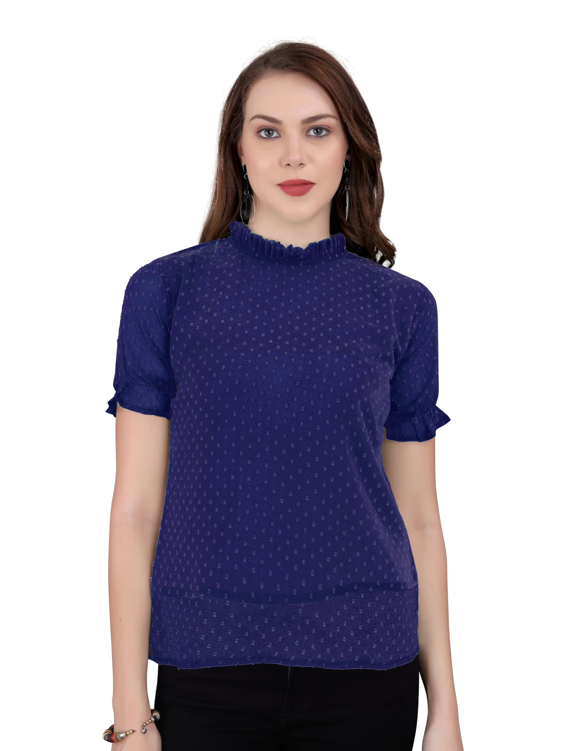 stylescope Women's Solid Regular Fit Shirt-picture-52
