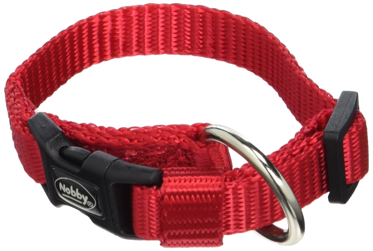 Nobby Obroża Classic, czerwona L: 13-20 cm, szer.: 10 mm, 1 sztuka