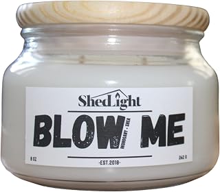 Blow Me Love Collection Coconut Wax Candle. Mahogany + Shea Earthy Creamy Woods Fragrance