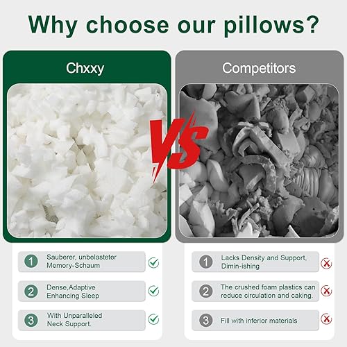 Miniatura 6 de Almohada para dormir de lado para cuello y hombros, almohada de diseño ergonómico de firmeza media, almohadas de cama tamaño Queen para dormir,