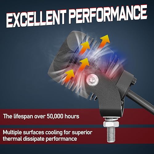 Miniatura 4 de Luces LED para cápsulas, 2 unidades, 20 W, pequeñas luces de conducción todoterreno, luces de zanja, barra de luz LED de trabajo, cubo LED, luz de