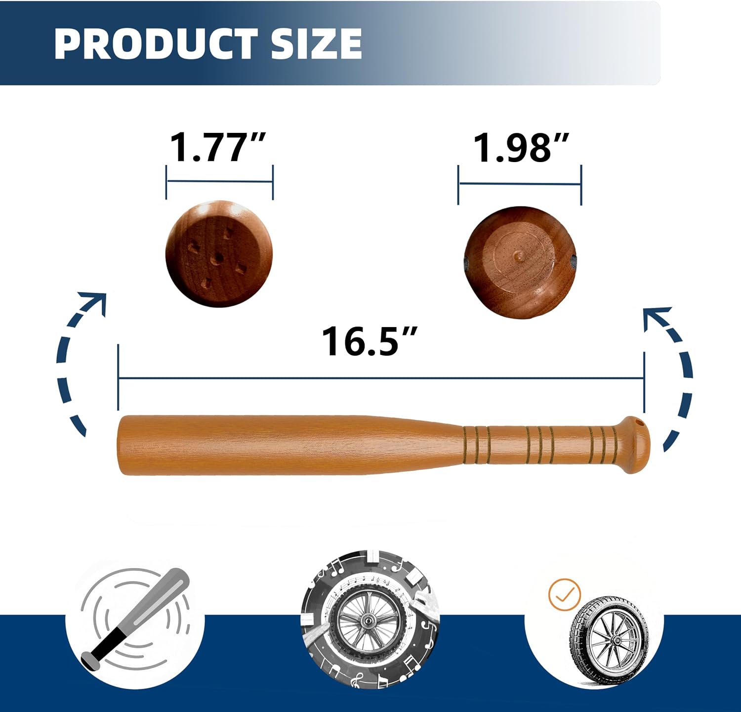 tire Thumper Tool for truchers self Checking Tire. Defense tire Pressure Safety
