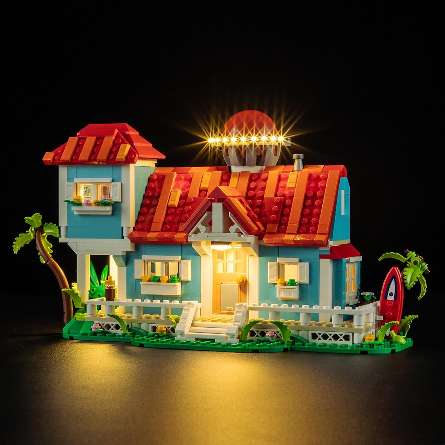 BRIKSMAX 2.0 Light Kit for Lego Lilo and Stitch Beach House -Innovative Led Lighting Compatible with Lego Disney 43268 - Not Included Lego Set