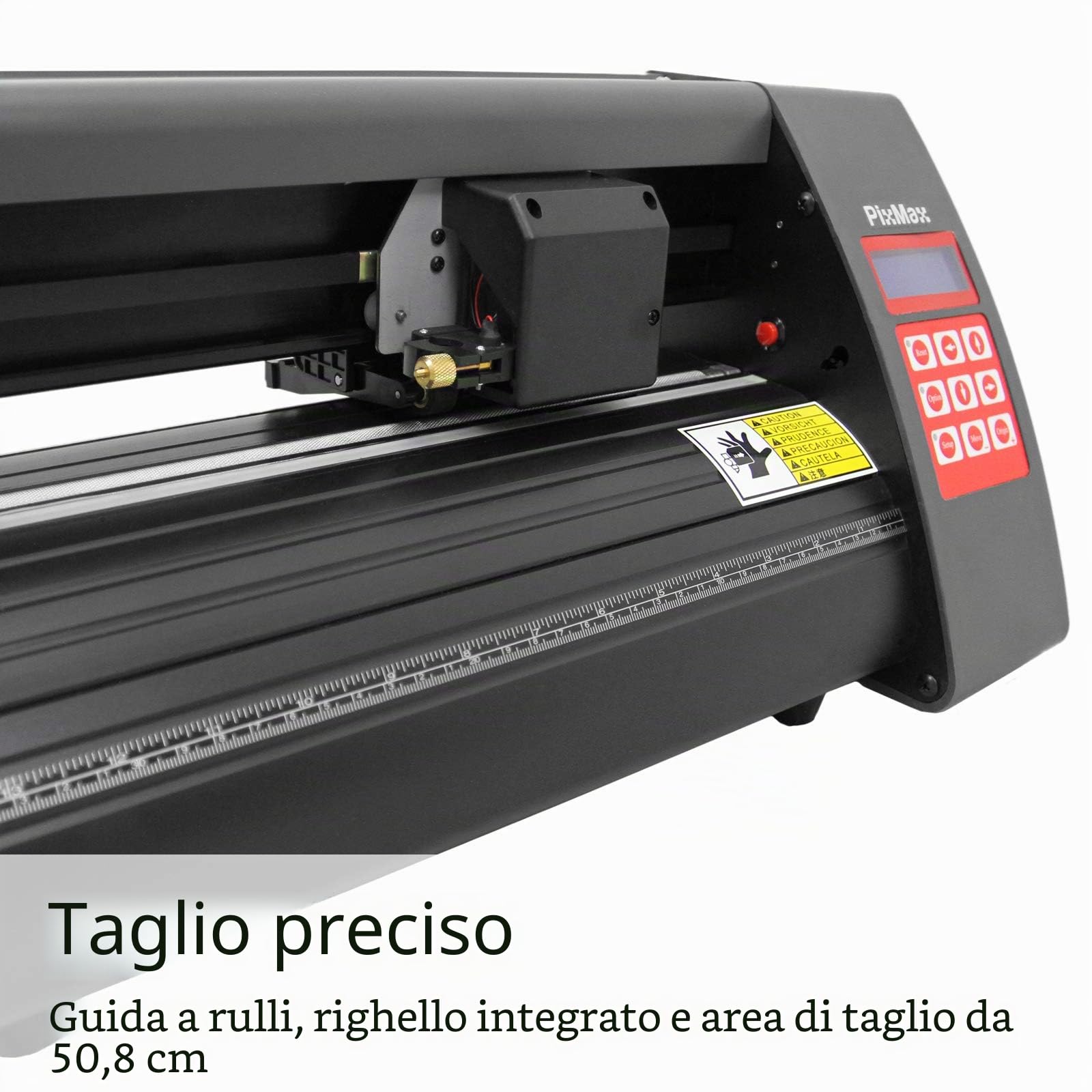 PixMax - Plotter per Taglio Vinile Compatto 52cm con Software SignCut Pro per Disegni su Automobili, Van, Furgoni, Insegne e Loghi