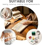 Body Measuring Tape, 2PCS Dual Sided Tape Measure for Body Measurement, Soft Flexible Measuring Tape for Fabric Tailor and Sewing, Weight Loss, Waist Measuring Tape, 60in/150cm