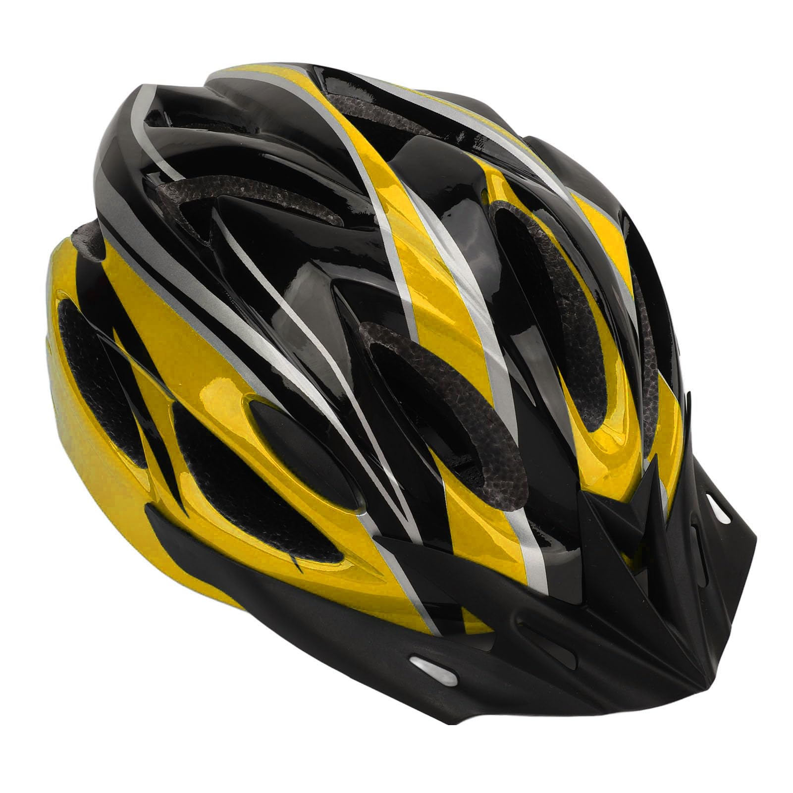 Fahrradhelm, Starke PC-Schale, Stoßdämpfung, Hohe Dichte, Atemlöcher, Fahrradhelm, EPS-Innenfutter für Sport (L) Sport & Freizeit