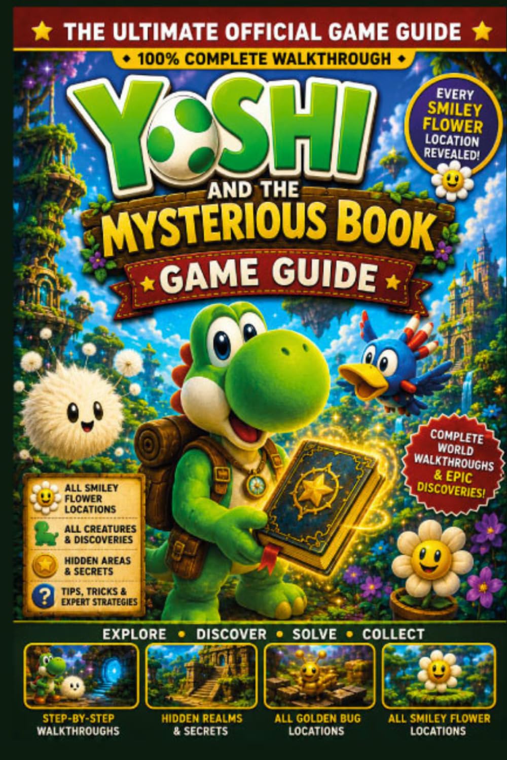 YOSHI AND THE MYSTERIOUS BOOK: Ultimate Adventure Companion with Complete Walkthroughs, Hidden Secrets, Boss Guides, and Collectible Mastery