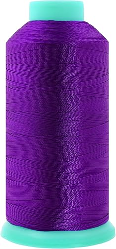 Miniatura 498 de Mandala Crafts Hilos de coser resistentes de nailon consolidado, hilo para tejer jeans de cuero, hilos de tapicería marina al aire libre, Beige