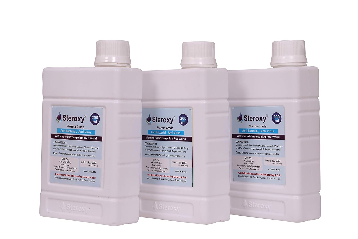 Steroxy Multipurpose Disinfactant Solution Sanitizer and Disinfect your