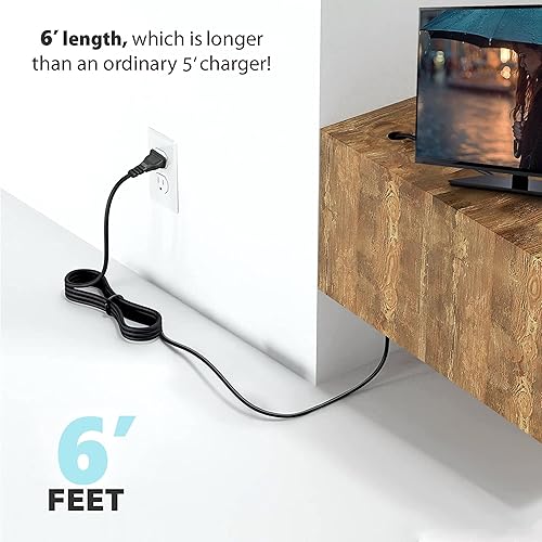 Miniatura 4 de SLLEA Cable de alimentación de CA para Sony Portable CFM-155 CFM165TW CFS-200 CFS-208 CFS-209 CFS-219 CFS-W308 Reproductor de CDMP3 AMFM Cassette