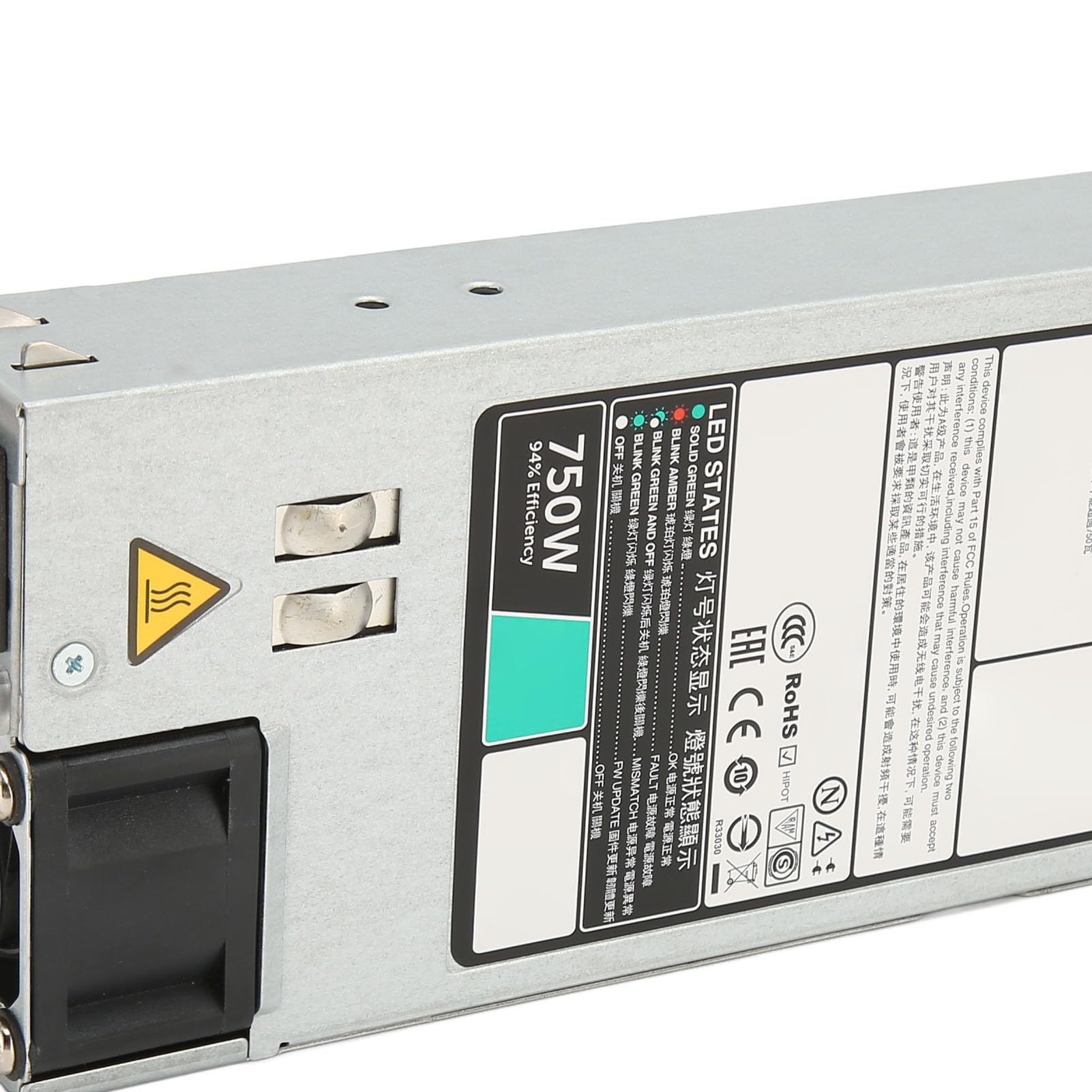Fuente de Alimentación del Servidor D750E S6 100-240V, Reemplazo de la Fuente de Alimentación del Servidor EPP de 750W con Ventilador de Refrigeración, para DELL R530 R630 R730