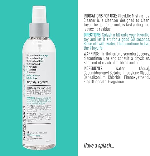 Miniatura 3 de ToyLife Limpiador de juguetes de nebulización multiusos solución de limpieza multiusos cantidad perfecta en aerosoles 8 onzas líquidas