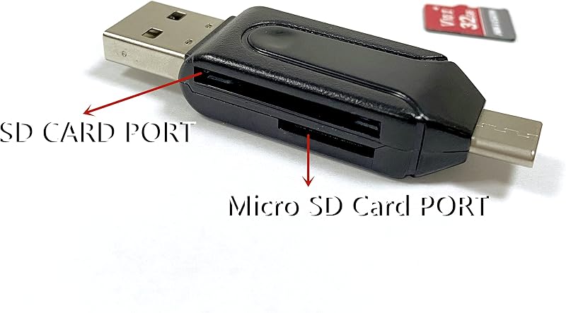 AURSINC NanoVNA USB-C és USB 3.0 OTG kártyaolvasó 32GB microSD kártyával