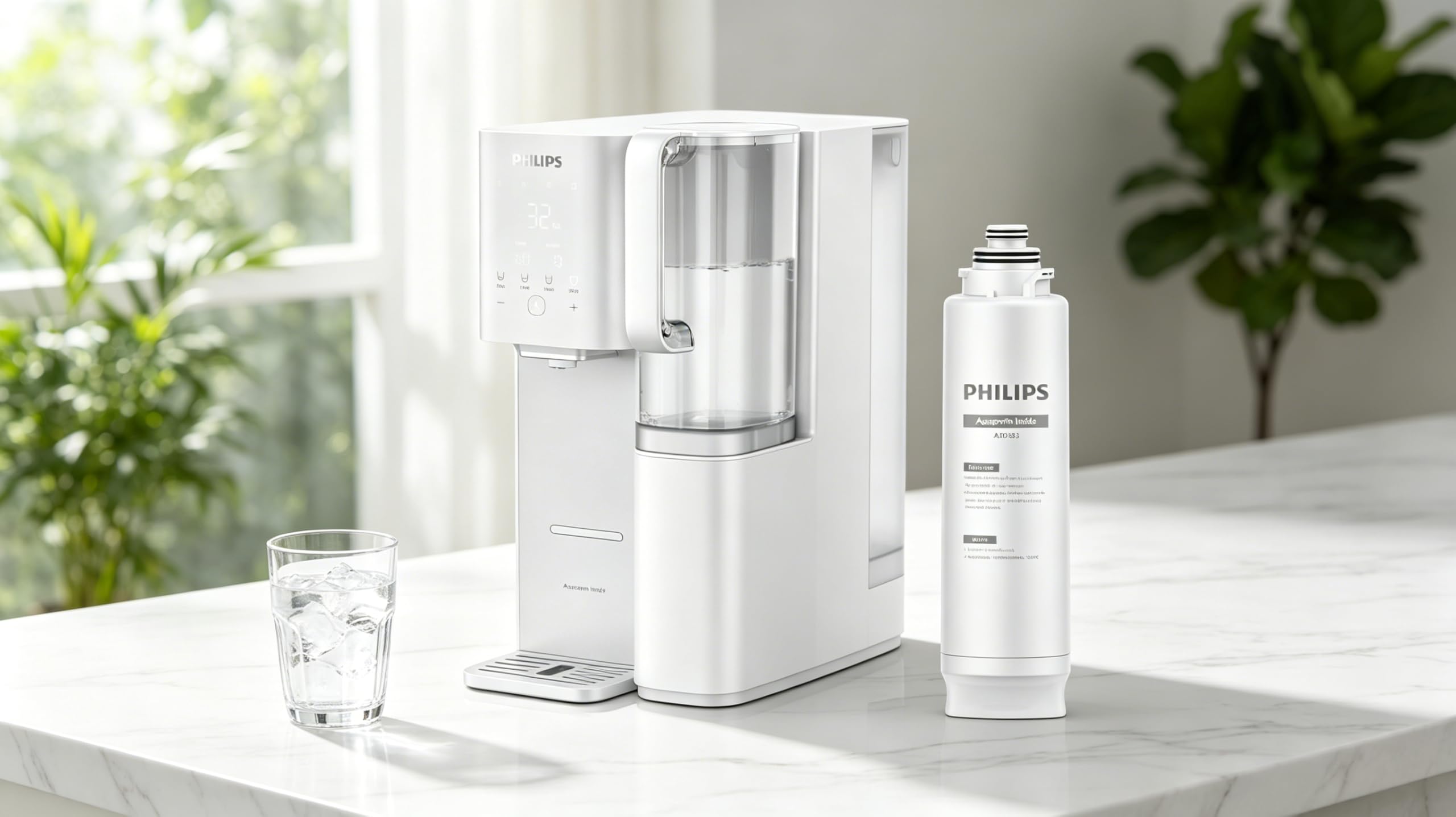 PHILIPS ADD583 - Filtro RO para dispensador de encimera ADD6928DG y ADD6926WH | Compatible con PHILIPS ADD6928DG y ADD6926WH. Filtro RO de mineralización 6 en 1. Certificado NSF, 1 año de vida útil