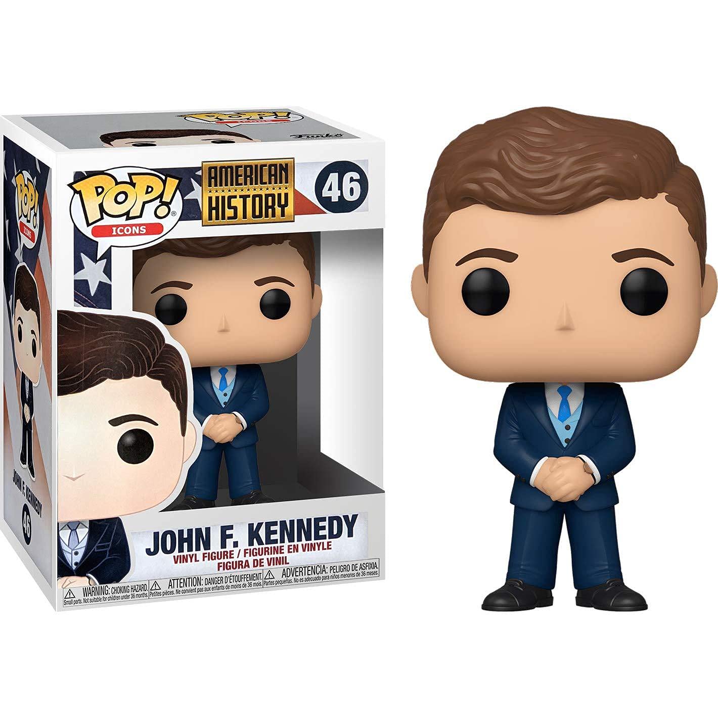 Pop! Icons: John F. Kennedy - Image Rights - Collectable Vinyl Figure - Gift Idea - Official Merchandise - Toys for Kids & Adults - Ad Icons Fans - Model Figure for Collectors and Display
