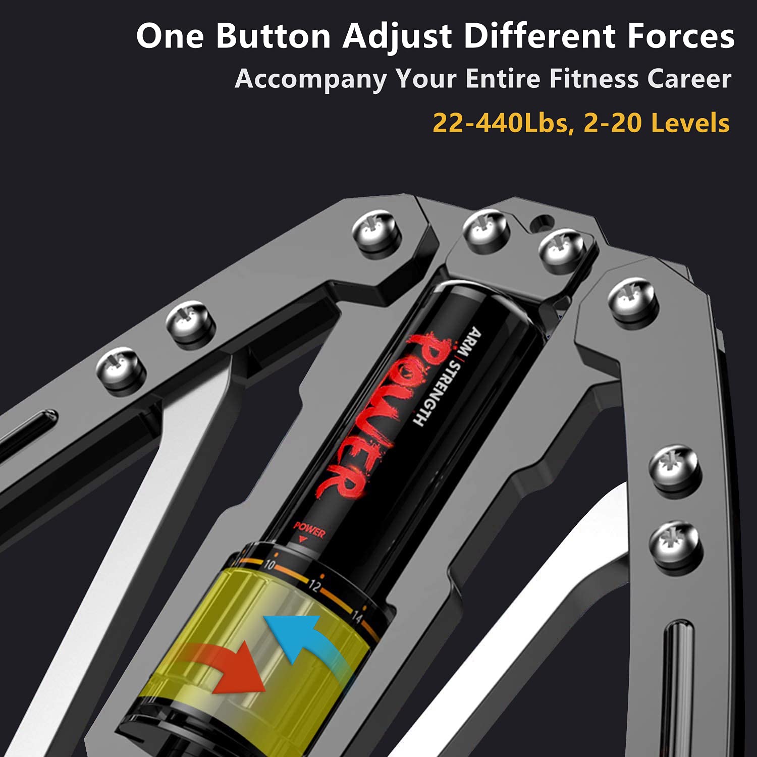 Arm Trainer For Men, Home Gym Back Expander, Hydraulic Resistance