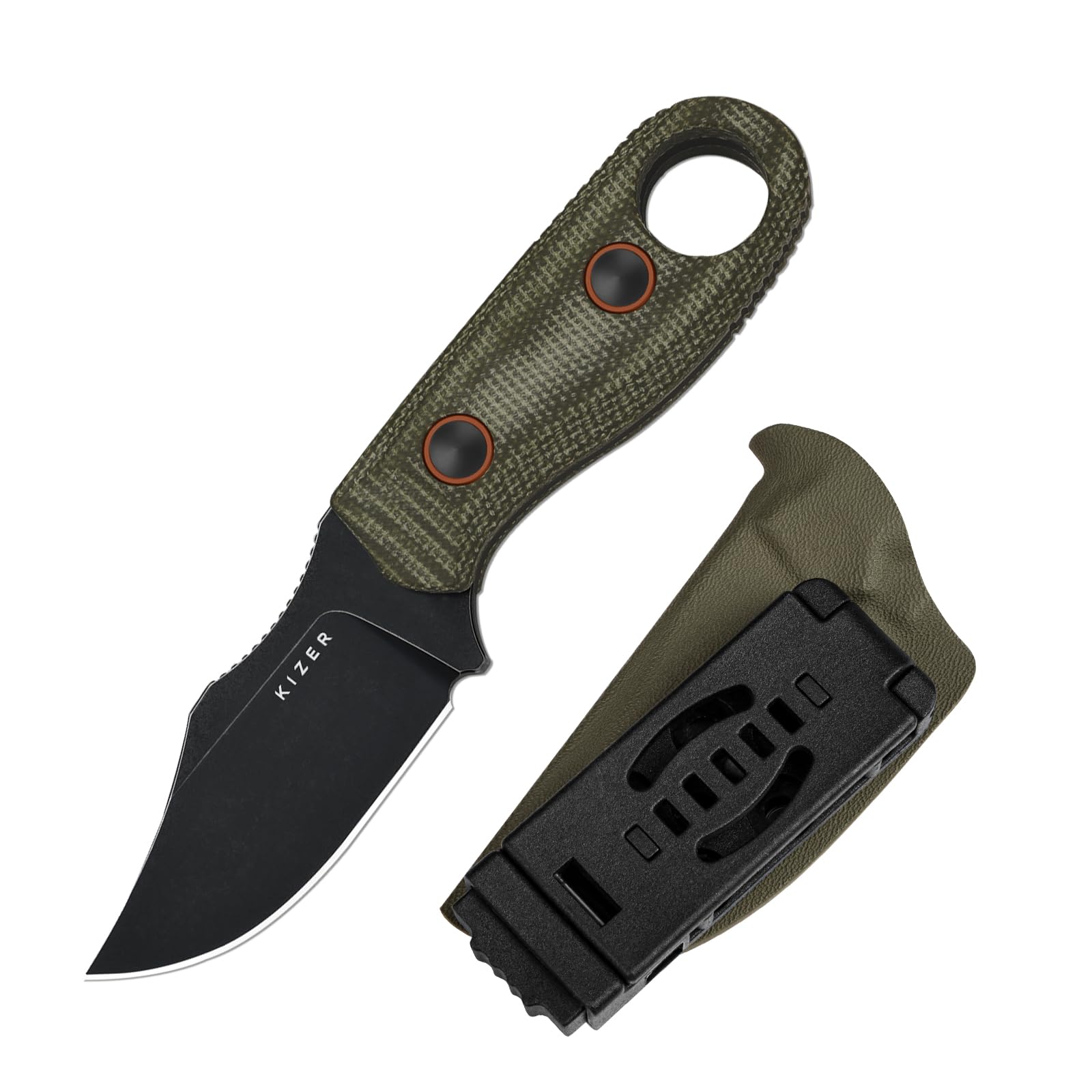 Amazon.com : Kizer Beaver 2 Fixed Blade Knife, 2.75