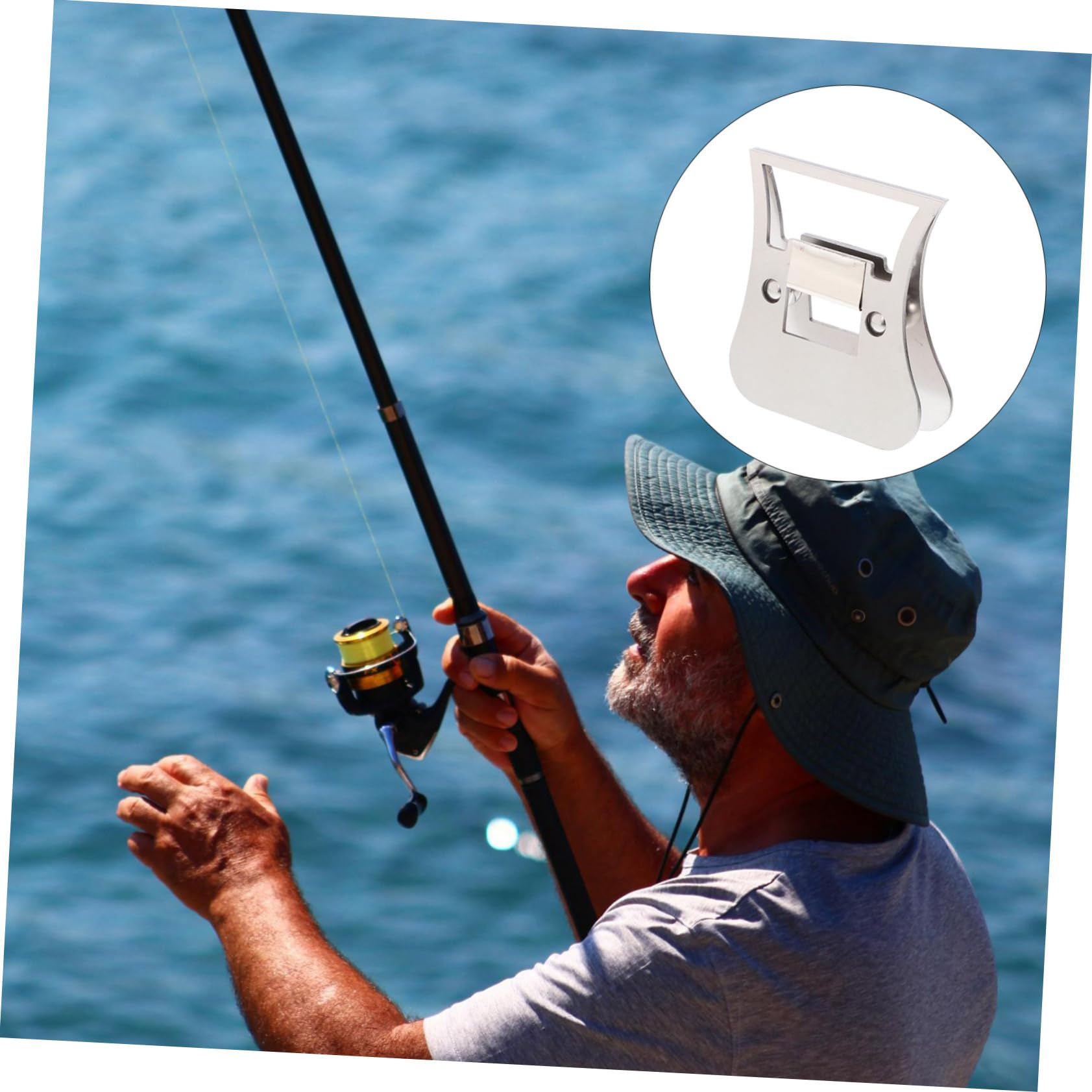 Abaodam Pinza di Ricambio per Fly Tying in Acciaio Inox, Morsetto Metallico
