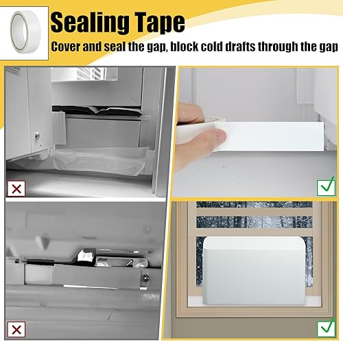 Miniatura 5 de Cubierta de aire acondicionado interior para unidades de aire acondicionado en forma de U, diseño duradero y resistente al viento para unidad de CA