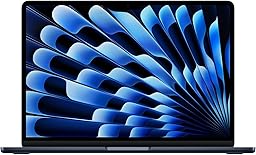 Apple 2026 MacBook Air 13-inch Laptop with M5 chip: Built for AI, 13.6-inch Liquid Retina Display, 16GB Unified Memory, 512GB SSD, 12MP Center Stage Camera, Touch ID, Wi-Fi 7; Midnight