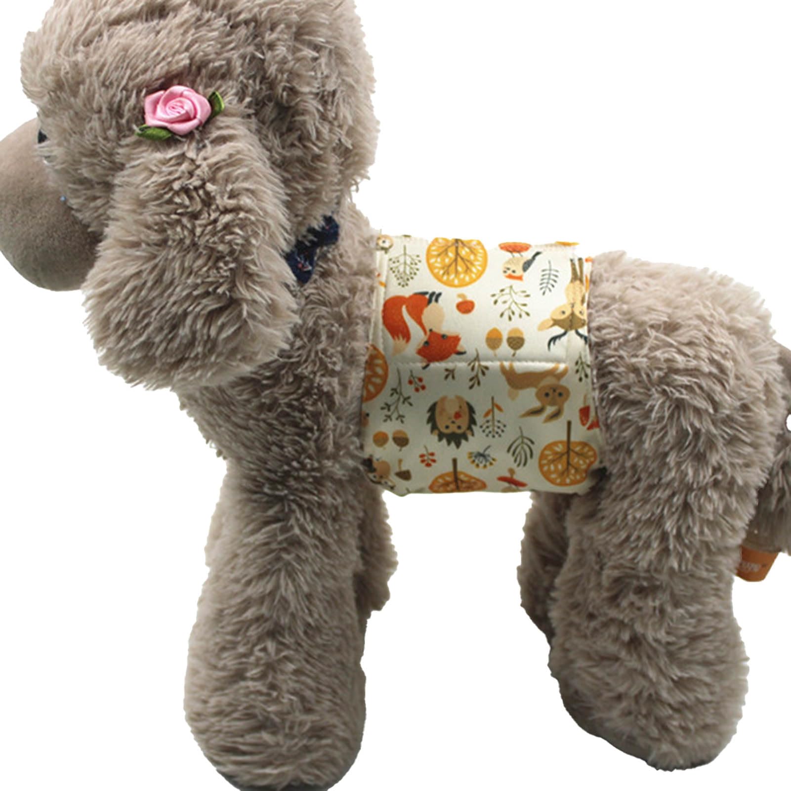 ulafbwur Doggie Diaper Male Dog Diapers Belly Bands Eco-Friendly Waterproof Cloth Yellow M โ image 1
