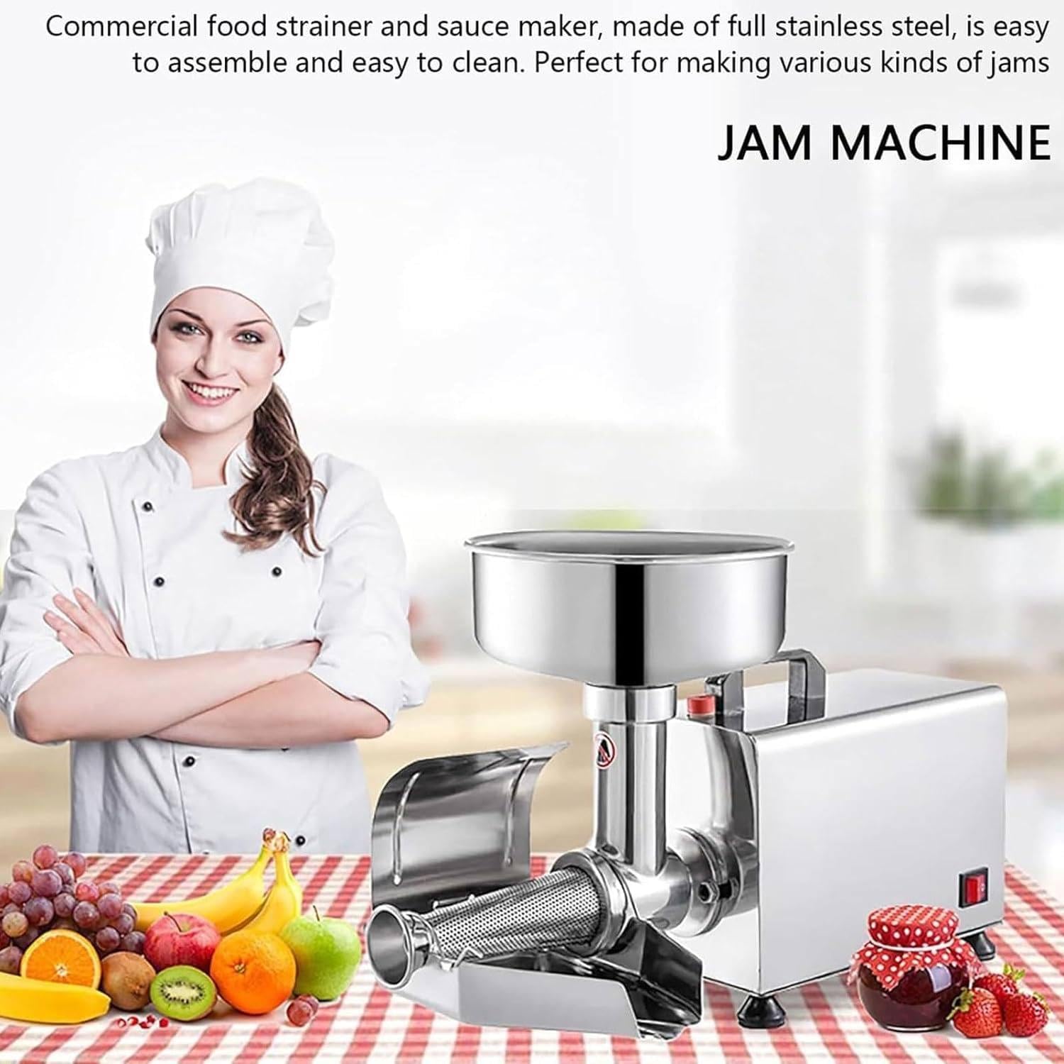 Commercial Tomato Strainer Machine, Stainless Steel Food Strainer And Sauce Maker Fruit Press Squeezer, Tomato Strainer Tomato Milling Machine