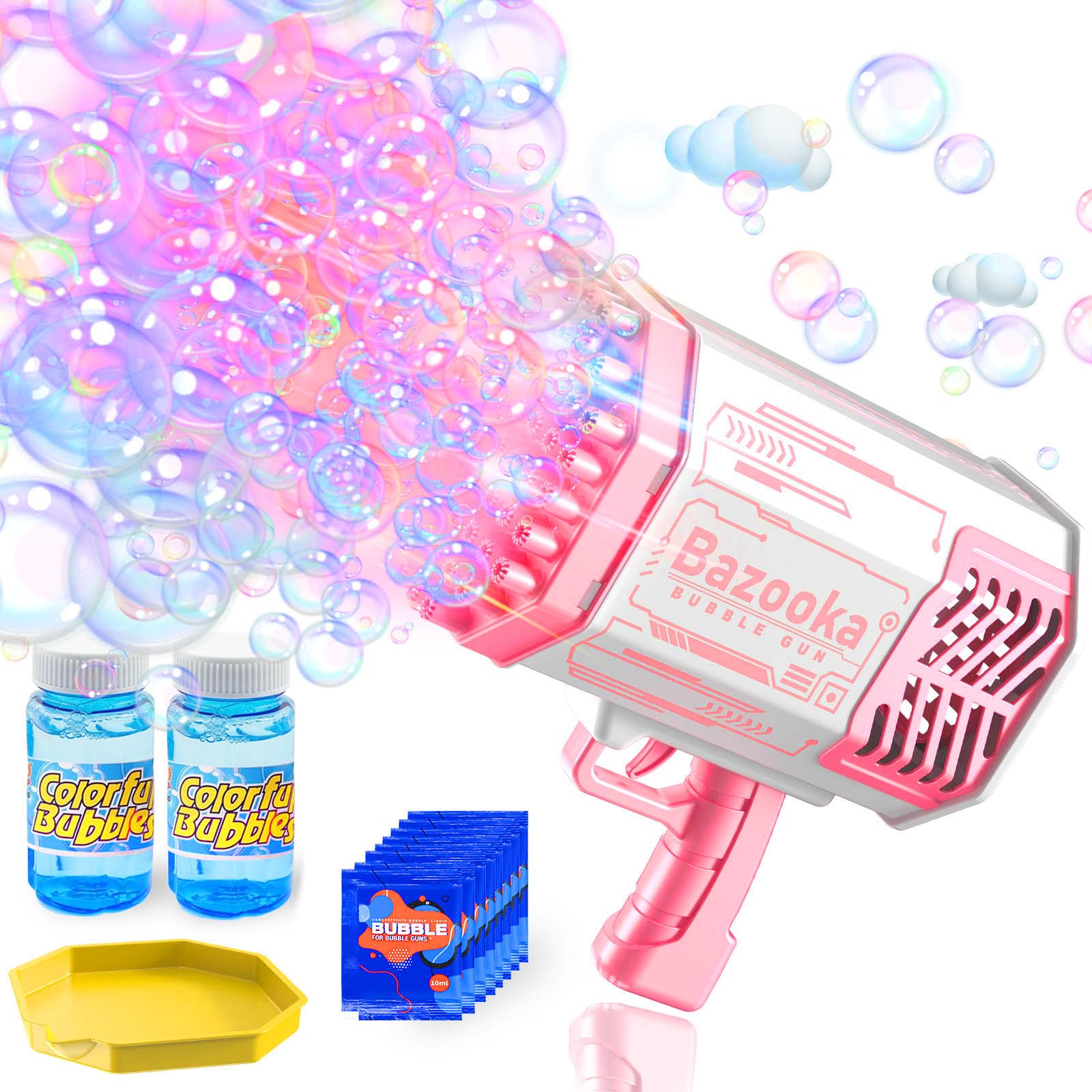 Amazon.com: Bazooka Bubble Gun, 12000 Bubbles Per Minute