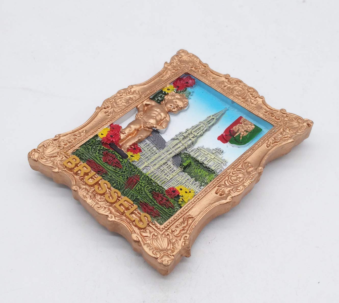 Magnete Frigorifero Liegi Belgio – Souvenir Viaggio 3D, Fatto A Mano, Monumenti Classici