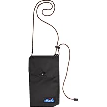 KAVU Jensen Bay Trifold Wallet Crossbody Rope Sling - Jet Black