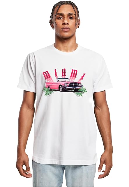 Mister Tee Koszulka Mężczyźni Mt3177-miami Car Tee (1 w zestawie)
