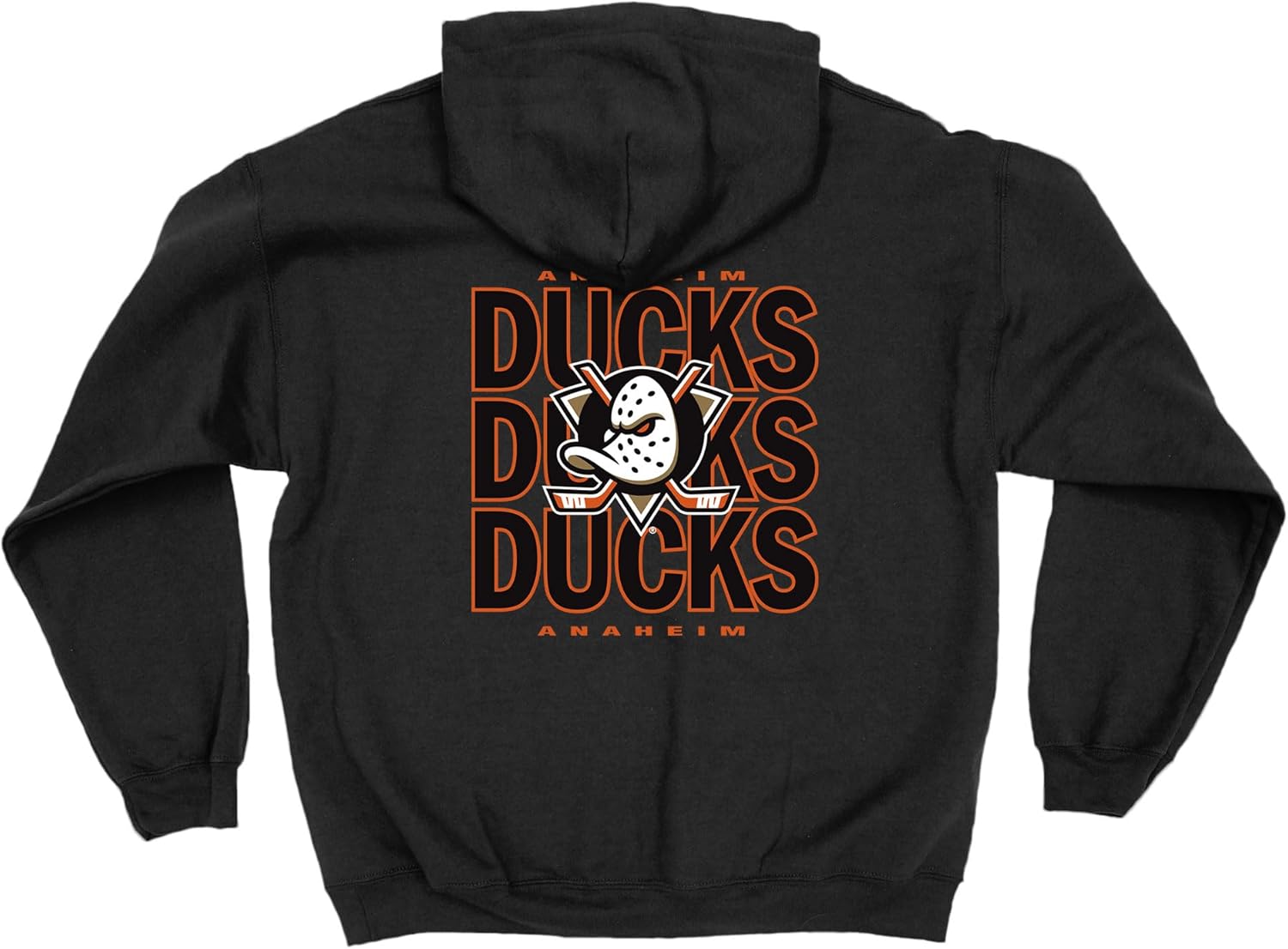 Blue 84 NHL Officially Licensed Hooded Sweatshirt Front/Back Curl Team Color - Image 4