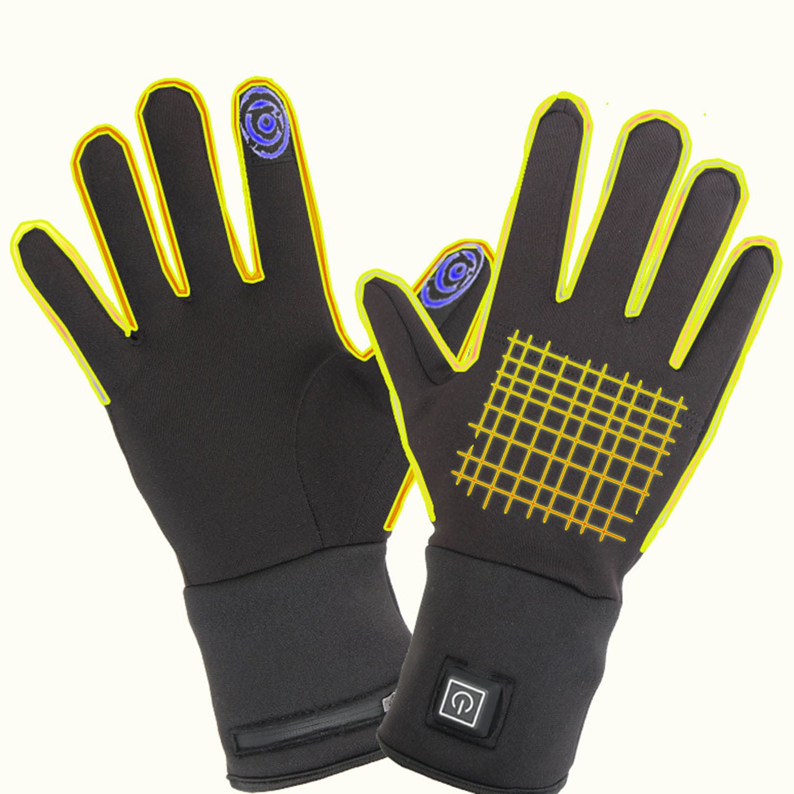 Guantes térmicos eléctricos impermeables que eliminan las manos frías