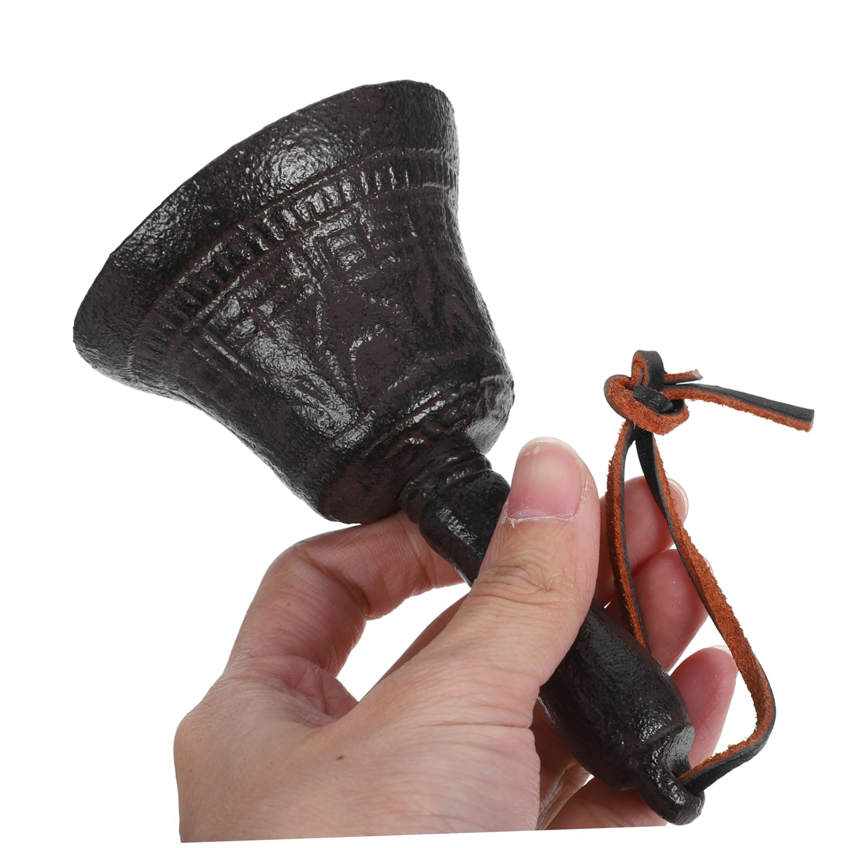 Campanella a Mano in Ferro Vintage 2 Pezzi per Uso | Forma Classica, Ornamento Artistico, Segnalazione a Colleghi, Addestramento e Caregiver