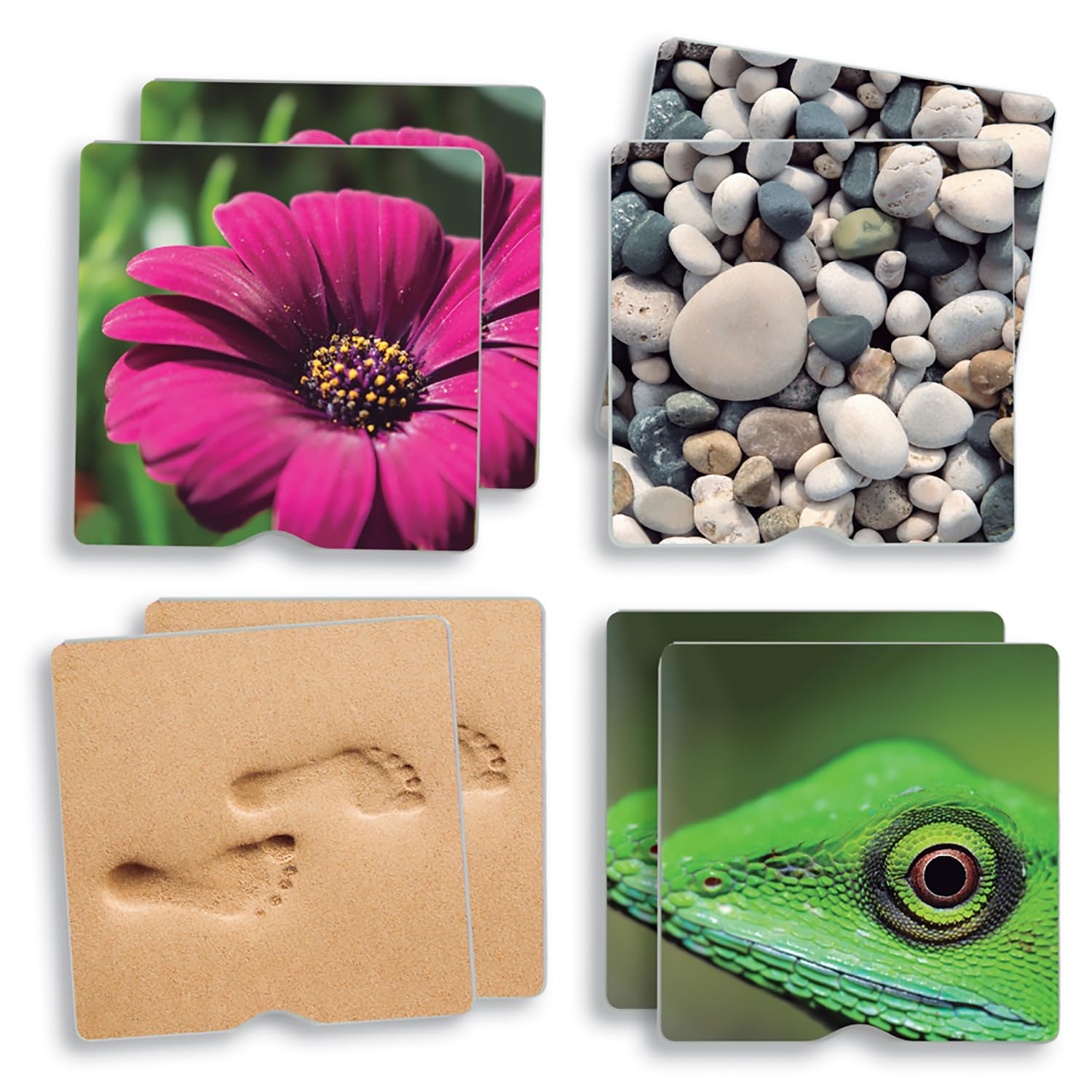 Akros (AKRP1) 20411 Akros Touch Maxi-Memory Nature The Senses, Multicolore