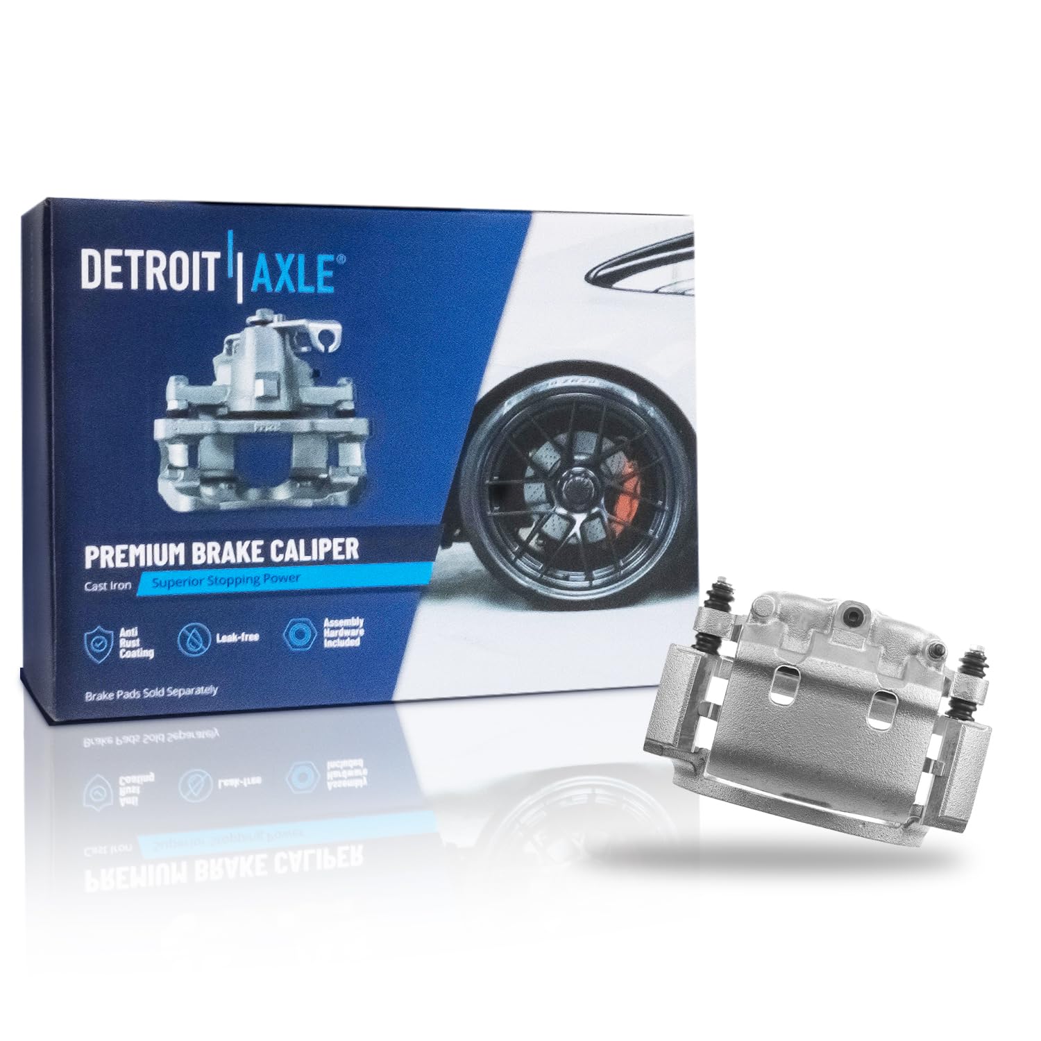 Detroit Axle - Rear Right Brake Caliper for Ford E-150 E-250 Econoline