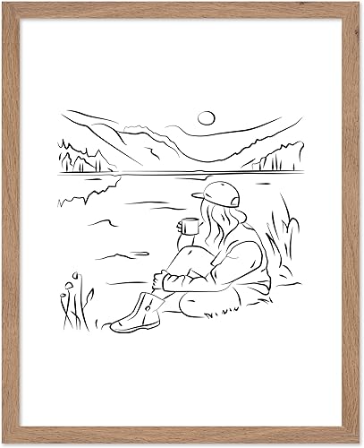 Miniatura 153 de Poster Master Póster de peonías – Estampado de flores retro – Ilustración floral – Ilustración en blanco y negro – Diseño de línea y abstracto –