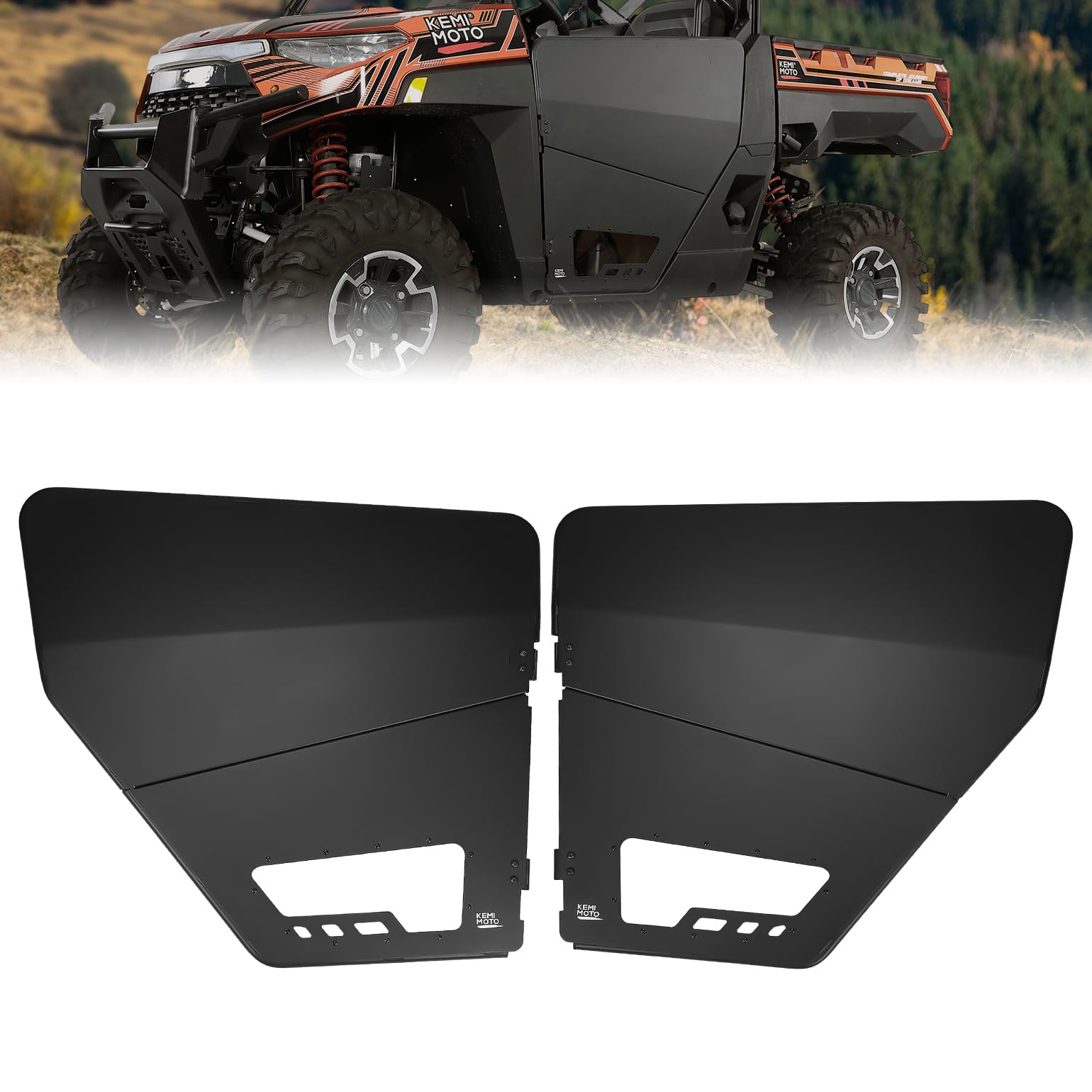 KEMIMOTO PRO XP Lower Doors KEMIMOTO Lower Door Inserts For RZR