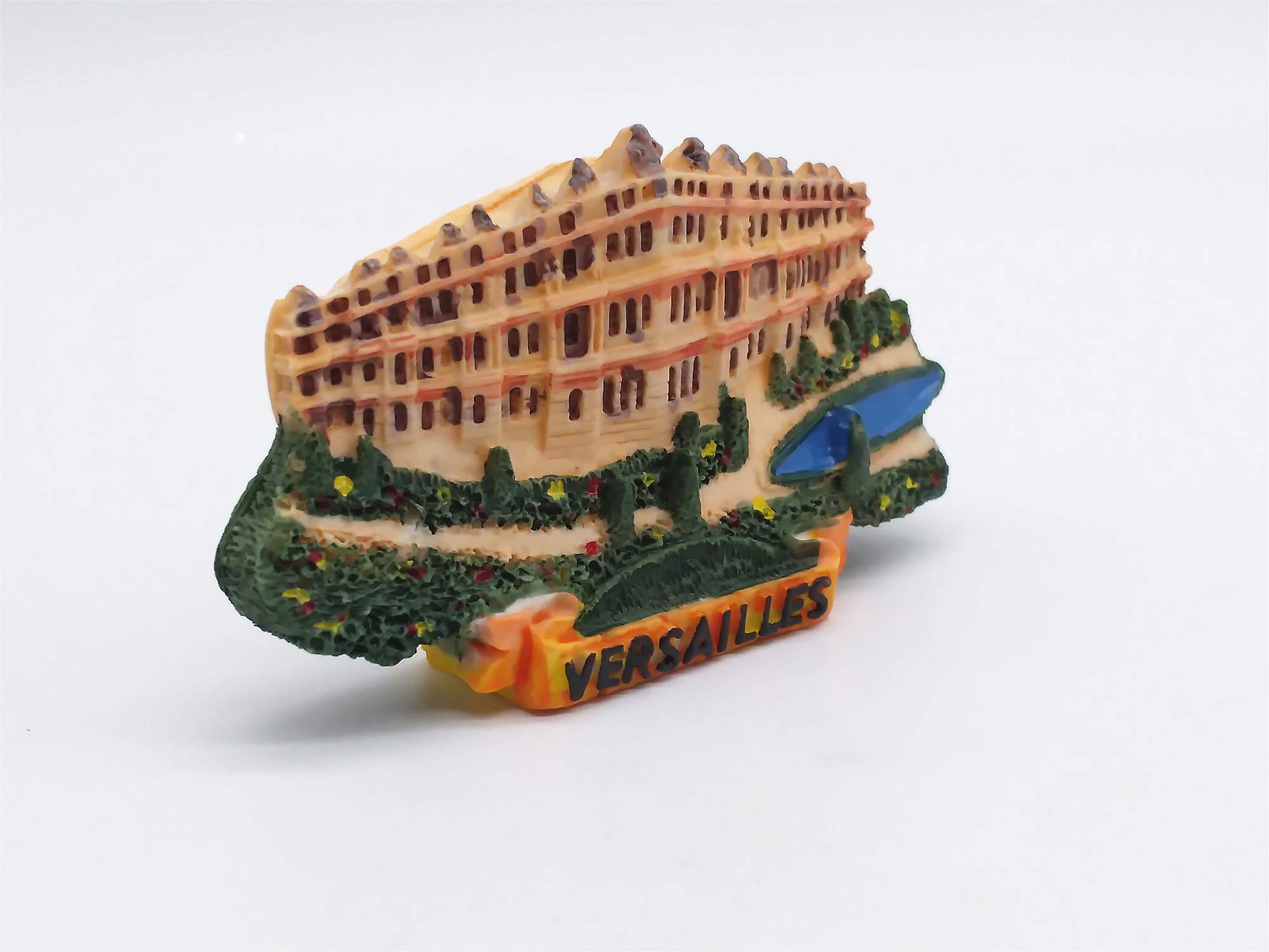Magnete Frigorifero 3D Versailles Parigi Francia, Souvenir Viaggio In Poliresina, 8x5,5 Cm, Regalo Idea Decorazione Casa