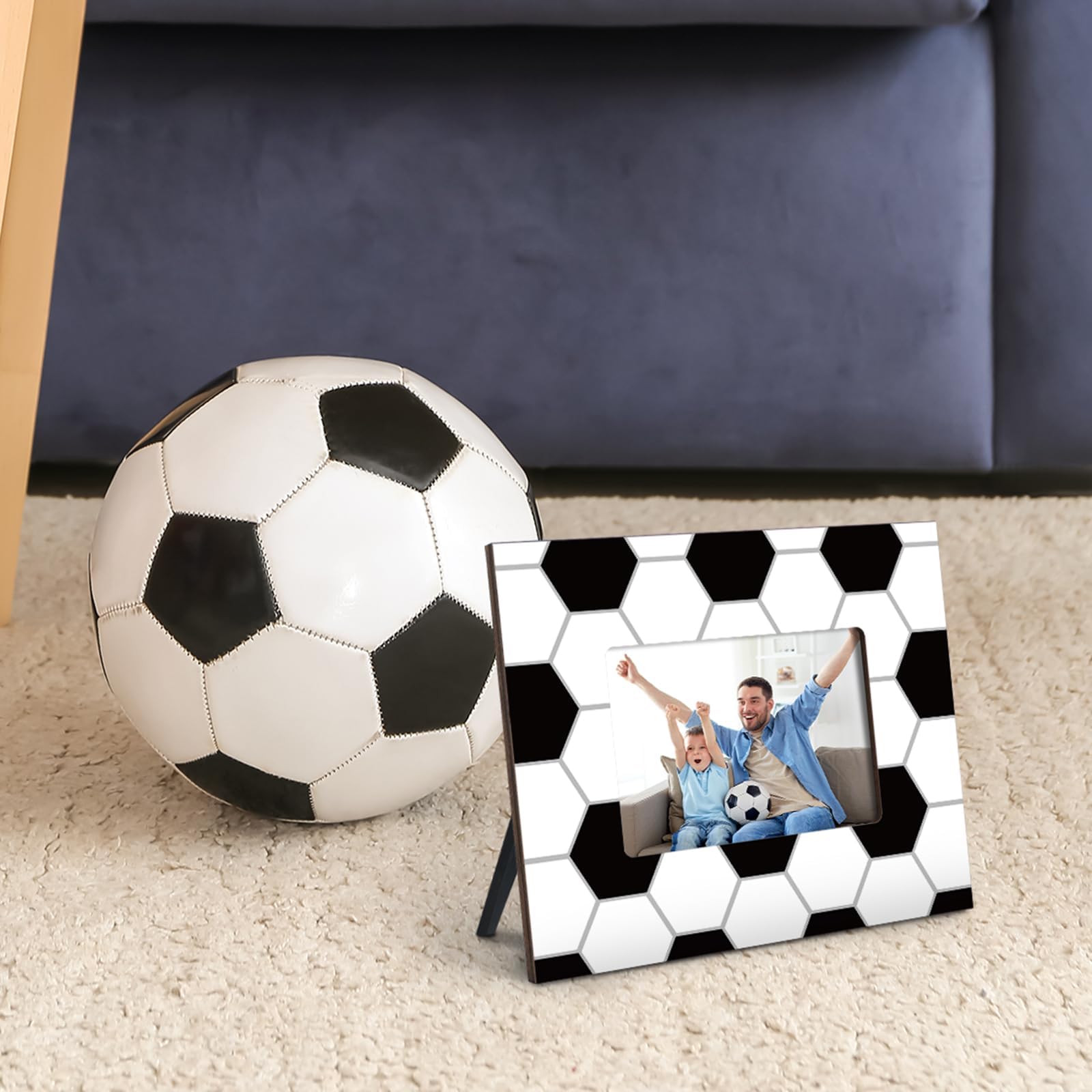 Amazon.co.jp: clothmile サッカー写真フレーム 2個 4x6インチ