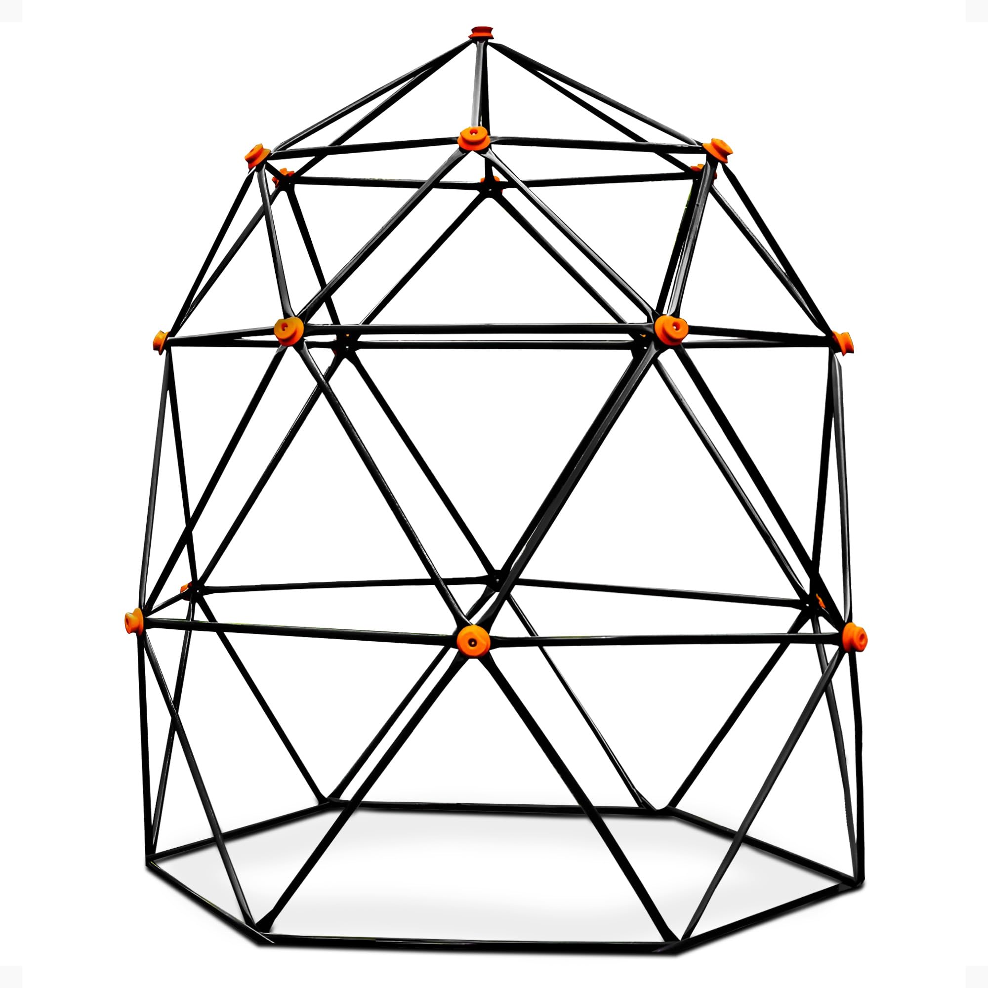 gobaplay Climbing Dome – SummitPro 7.5ft Kids Outdoor Climber, Metal Backyard Play Structure Playground Equipment with Rock Climbing Hand Grips