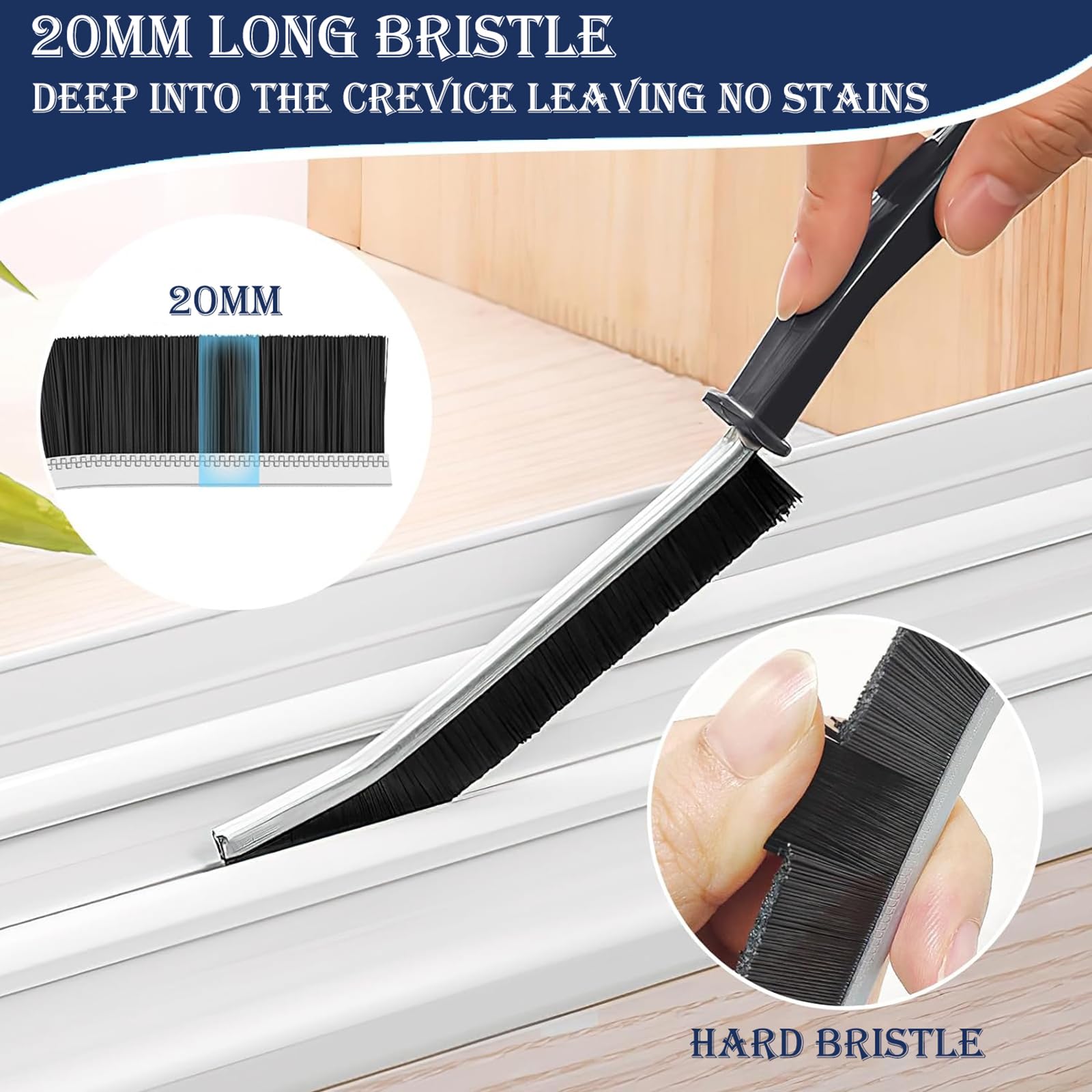 2pcs Hard-Bristled Crevice Cleaning Brush Kitchen Toilet Tile Joints D –  The Gourmet Gear