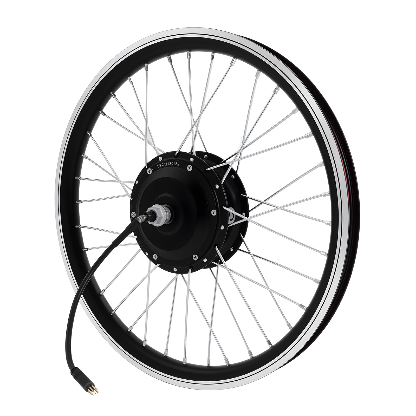 Kit de conversion de moteur électrique 250 W 36 V, sans balais, spécifications du moteur pour frein en V et frein à disque, vélo de 20"