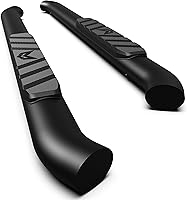 MaxMate 3.5" Oval Nerf Bar Side Steps for Dodge Ram 1500/2500/3500 Reg Cab - SS2D35588MX Rust-Resistant Running Boards