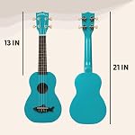Kala MK-SS-BLU Makala Le requin Ukulele, 4-String, Bleu, taille unique