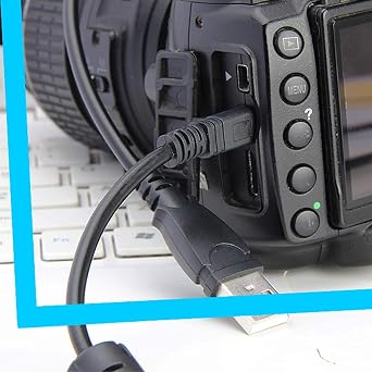 Replacement UC-E6 E16 E17 USB Camera Data Charging Cable Cord for Nikon CoolPix L D P Series, Nikon D3300 D750 D5300 D7200 D3200 Coolpix L340 S9100 L830 L810 L32 A10 P520,Panasonic LUMIX Camera & More